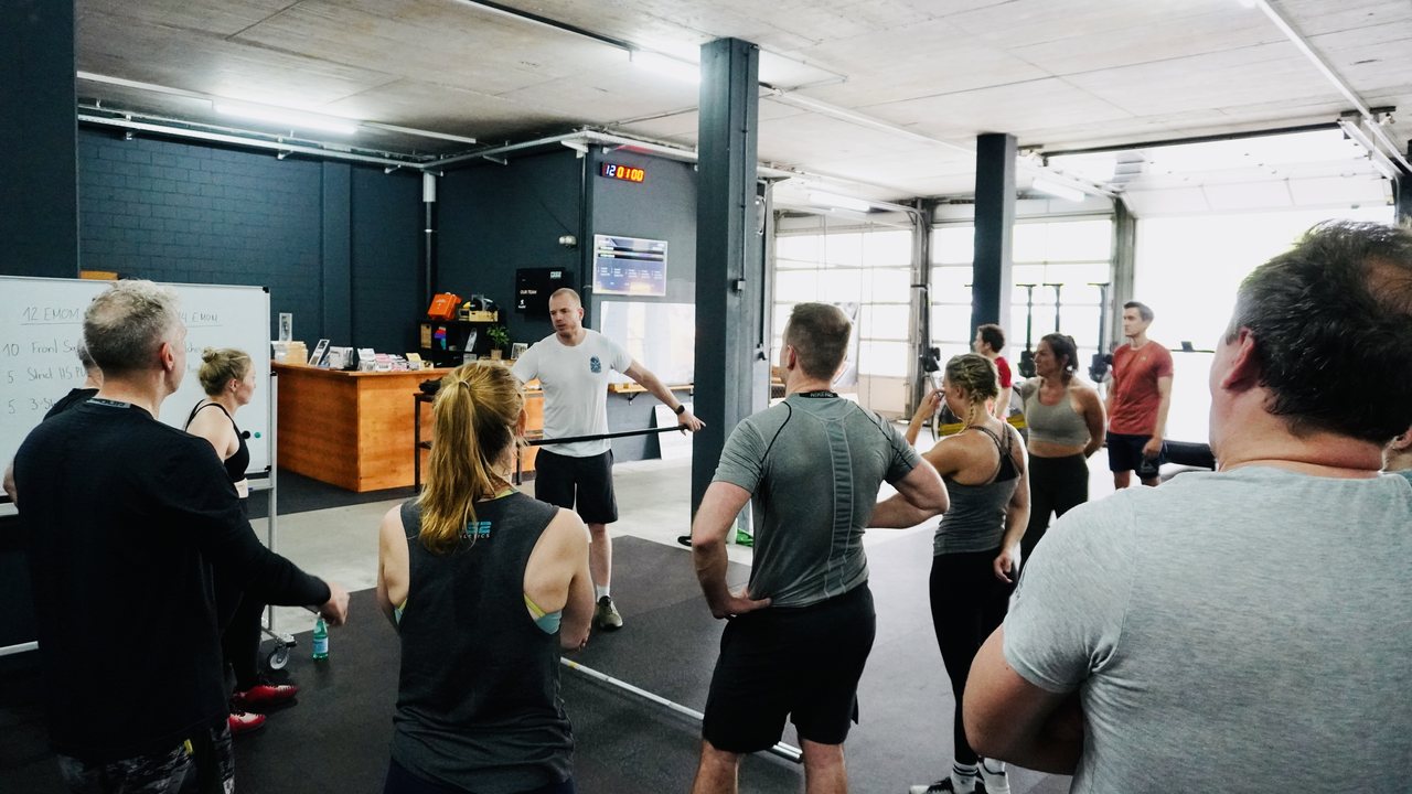 Coached class at 1352 Athletics in Cham